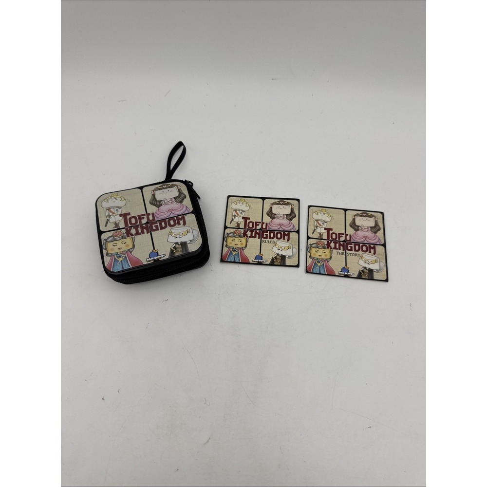 Tofu Kingdom Social Deduction by Blue Orange Travel Zip Case/Instructions Only